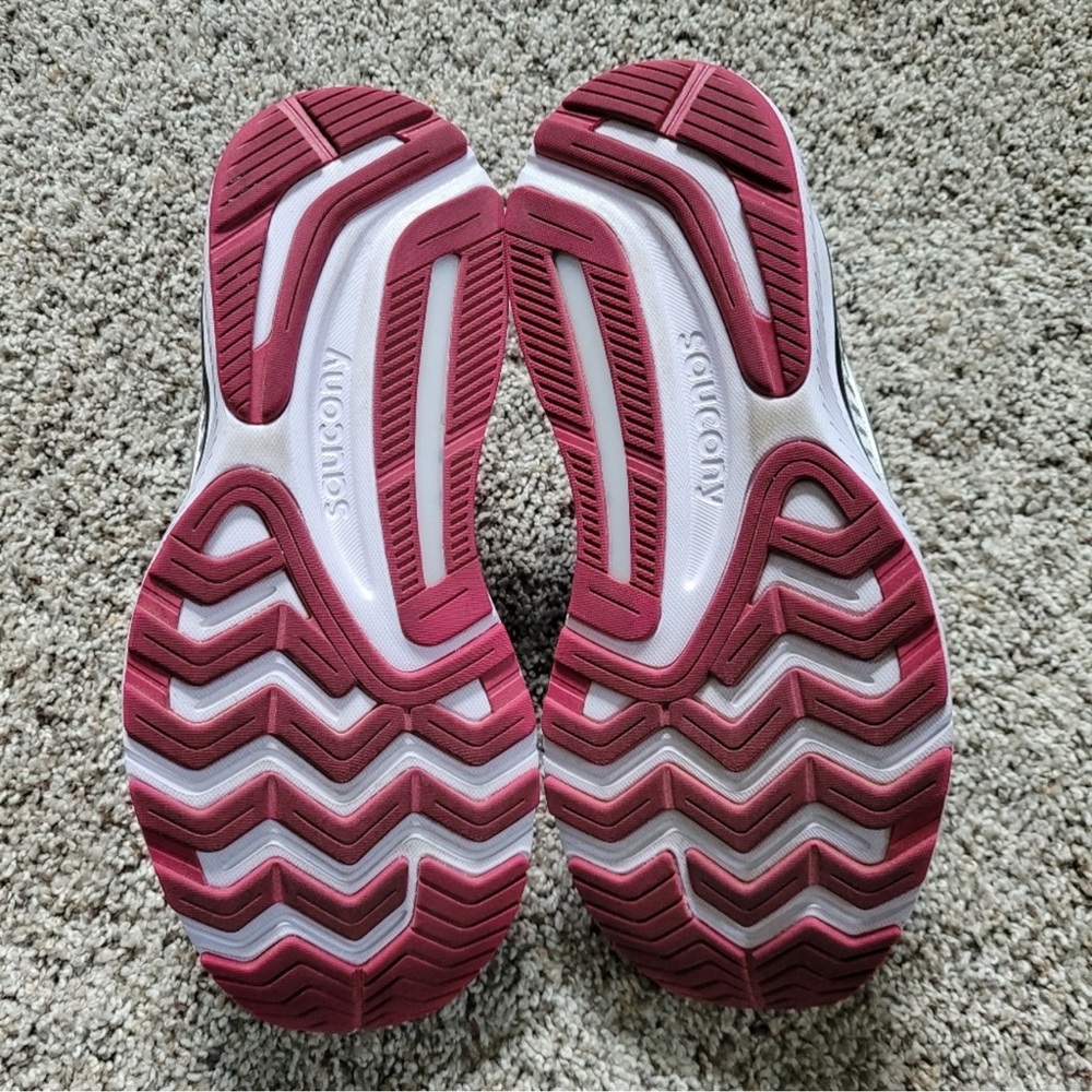 Saucony Guide 14 Alloy/Cherry size 9.5 wide NEW - Picture 7 of 11